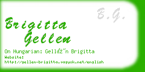 brigitta gellen business card